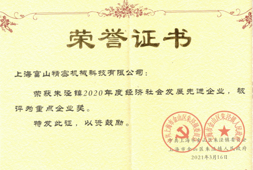 2020年度經(jīng)濟(jì)社會發(fā)展重點(diǎn)企業(yè)